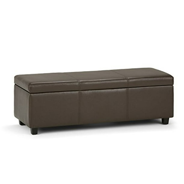 Avalon Large Storage Ottoman Bench Simpli Home Avalon Large Storage Ottoman Bench - Walmart.com - Walmart.com
