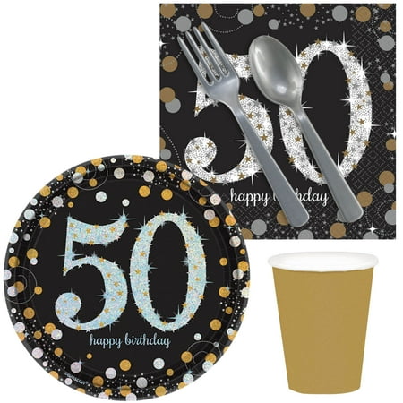 - Sparkling Celebration 50th Birthday Snack Pack for 16