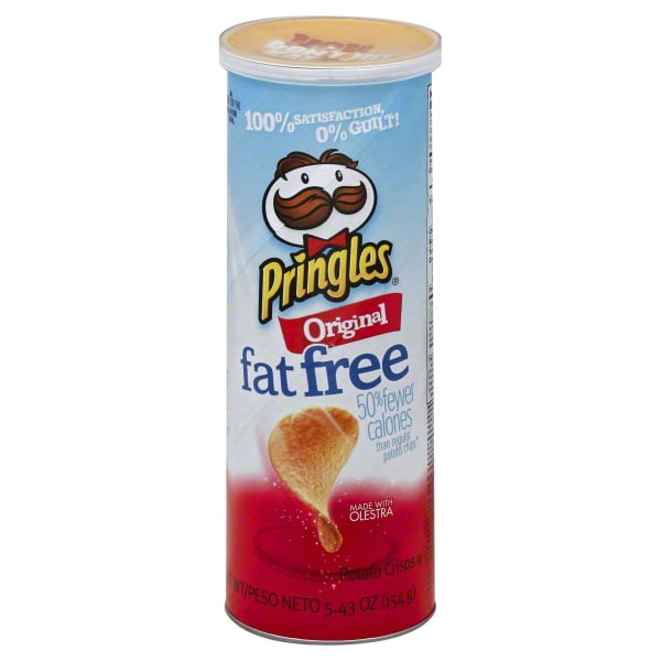 Pringles FatFree Original Potato Crisps, 5.43 Oz.