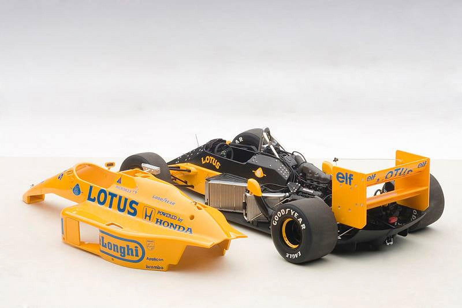 「ゲン」 AUTOart 1/18 TEAM LOTUS TYPE 99T Lotus-Honda 99T #11 Satoru Nakajima Formula One F1 Japanese Grand