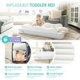 thumbnail image 6 of Regalo Inflatable Toddler Bed with Two-Sided Safety Rail Bumpers, Air Pump & Carry Bag, White, 6 of 16
