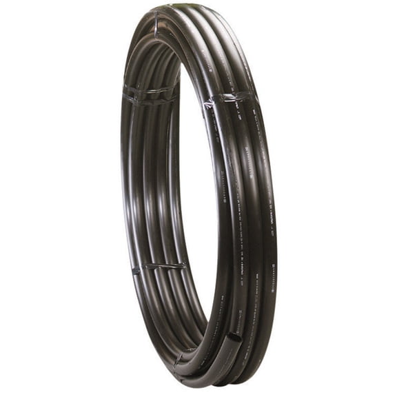 Advanced Drainage Polyethylene Pipe - Durable - 3/4 In. x 100 Ft., 80 Psi, Drainage Pipe