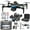 Black, variant on Kraoden GPS Drone with 4.5 Inch Screen, 5G RC Quadcopter, Brushless Motor, Altitude Hold, Obstacle Avoidance, HD Camera, Ideal for Kids and Adults