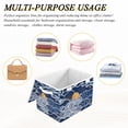 thumbnail image 6 of Yayeee Collapsible Cube Storage Bin with Lid Fabric Closet Decorative Basket with Handles, Blue Night Sky, 6 of 7
