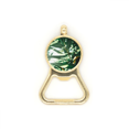 thumbnail image 1 of Green   Nature Photo Beer Bottle Cap Opener Stainless Steel Key Chain, 1 of 3