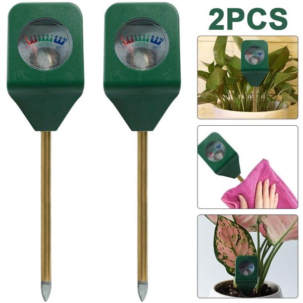JShteea 2 Uds Mini Probador Humedad Del Higrómetro Detector Analizador Plantas Jardín