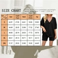 thumbnail image 4 of TEMOFON 2 Piece Sets for Women Summer Loungewear Outfits Oversized V Neck T Shirts Tops Biker Shorts Set Lounge Pajamas Tracksuit, 4 of 6