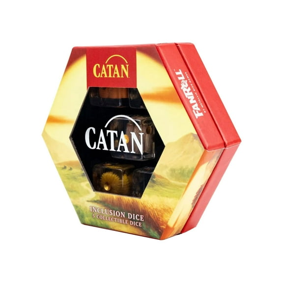 FanRoll/Metallic Dice Games Catan Inclusion Dice Set (5) New