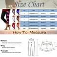 thumbnail image 2 of Women's Printed Elastic Workout Capris Stretchy Leggings For Sports And Fitness Leg Warmers for Women 80s Maternity Workout Leggings 7/8 Length Big And Tall Shorts Olive Workout Leggings Maternity, 2 of 3
