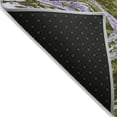 thumbnail image 3 of HomeRoots 602651 9 x 12 ft. Olive Green, Purple & Beige Abstract Washable Indoor & Outdoor Rectangle Area Rug, 3 of 5