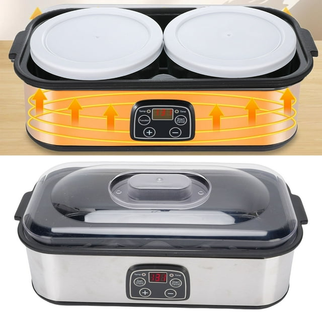 2L Gran Capacidad Yogurtera Digital Automática Con Control De Temperatura Y Tiempo, Yogurtera Con Componentes Desmontables Para Uso Doméstico Y Comercial