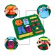 thumbnail image 5 of Ounissouiy Tablero de vestir educativo temprano para niños, colorido entrenamiento de habilidades motoras, tablero de fieltro y seguro, Juguetes Educativos, 5 of 6