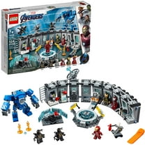 LEGO Marvel Avengers Iron Man Hall of Armor 76125 Building Kit Marvel Tony Stark Iron Man Minifigures (524 Pieces)