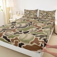 thumbnail image 3 of Castle Fairy Baseball Print Twin Sheet Sets for Boys Girls,Sport Gamer Bedding, 3 of 7