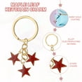 thumbnail image 3 of Uxcell Star Keychain Cute Charm Enameled Star Keychain Glitters Bling Star Chain Tassel Keyring for Women Red, 3 of 6
