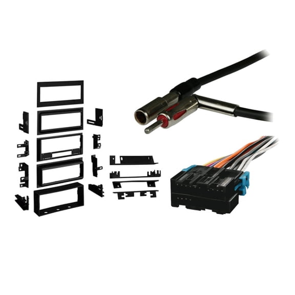 Fits Cadillac DeVille 1988-1995 Metra Single DIN Dash Kit with Harmony Radio Harness