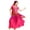 07-Hot Pink, variant on oqasdz Popular Girls Outfits Set For Outdoor Stage Performances Belly Dance Comfortable Elastic Fabric Clothes Set/9-10 Years