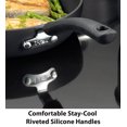 thumbnail image 1 of T-FAL E76507 Ultimate Hard Hard Anodized Scratch Titanium antiadherente Termo-Spot Indicador Base de lavavajillas anti-lavavajillas Safe Safe PfoA SAUTE / FRY FRY COODWARE, 12 pulgadas, gris T-fal Ver descripción, 1 of 2