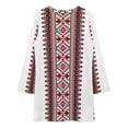 thumbnail image 3 of Ukrainian Vyshyvanka Embroidery Loose Dress Evening Dress Summer Dresses for Women Luxury Dress Long Sleeved Dress, 3 of 4