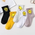 thumbnail image 1 of Calcetines de mujer de primavera y verano, calcetines de mujer de estilo japonés, lindos, divertidos, con expresión de ojos grandes, medias de tubo para dormir, 1 of 5