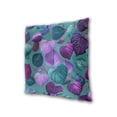 thumbnail image 3 of Dark Green Purple Leaves Throw Pillow Covers Pillowcases 20 x 20 Inch Home Decor 2 Packs for Bedroom Sofa, 3 of 6