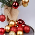 thumbnail image 5 of Set of 24 Mini Shatterproof Christmas Balls Tree Ornaments Party Decoration, 3cm/1.18", 5 of 6