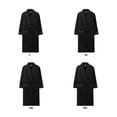 thumbnail image 3 of Sonducket El traje suave de la ropa de noche del poliéster para los hombres experimenta el sueño pacífico de la noche S en pijama cómodo y Pijama Negro SG, 3 of 6
