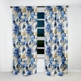 thumbnail image 4 of Designart "Harmonious Floral Symphony I" Floral Blackout Curtain Single Panel, 4 of 4
