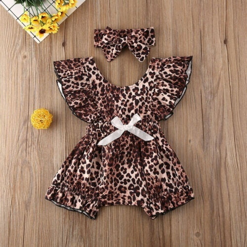 baby girl leopard print