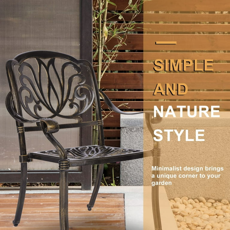 W WARMHOL 9 Piece Patio Dining Set Outdoor Patio Table and Chair Set of 83.8