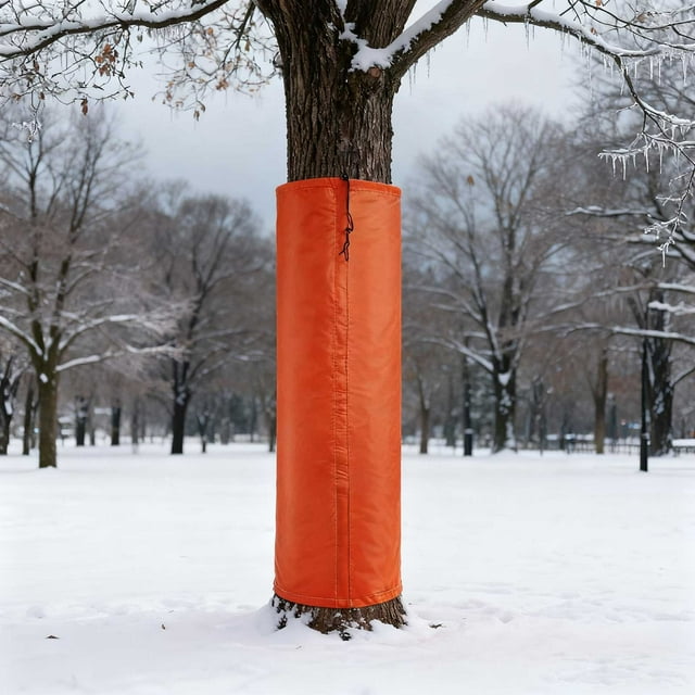 Frost Wrap pour Racines Froides et Tronc d'Hiver avec Cordon de Serrage Réglable Matériau Respirant Idéal pour Aménagement Paysager Extérieur Jardins Parcs et Vergers Housse de Protection