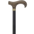thumbnail image 6 of Derby Comfort Cane with Stained Ash Wood Handle, Black Beechwood Shaft | Derby Handle Walking Cane for Men and Women Sturdy Walking Stick, 6 of 9