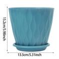 thumbnail image 2 of MKHSQHDG Today's Deals Thickened Water Ripple Pattern with Saucers for Indoor Outdoor Garden And, 2 of 4