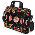 thumbnail image 2 of Amary Funda Para Portátil De 15,4" Y 15,6", Correa De Hombro Ajustable Con Asa, Bolsillo Para Accesorios Para Hombres Y Mujeres (Flores Luna), 2 of 5