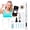 White, variant on Camera Earwax Cleaner, Ear Wax Removal, Ear Scope Otoscope with Light, Earwax Remover with Camera with 6 Led Light, 4 Ear Pick, 130mAh Battery for iPhone, iPad, Android Phones (Black)