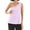 Pink03, variant on Chemo Port Tank Top Women Magnetic Closure Shirts Surgery Recovery Tank Tops Chemo Post Striped Chemo Port Top Pink L