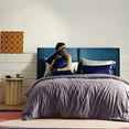thumbnail image 4 of Ciana Satin Pillowcase for Hair and Skin Queen - Satin Silk Pillowcase Cover Set of 2 Luxurious and Silky Pillow Covers with Envelope Closure - Navy, 4 of 5