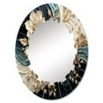 thumbnail image 2 of DESIGN ART Designart "Liquid Ink Spiralscape II" Abstract Spirals Modern Wall Mirror 20in.x30in., 2 of 4