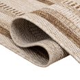 thumbnail image 4 of JONATHAN Y TSN208D-4 Beckett Classic Casual Border Stripe Cream/Brown 4 ft. x 6 ft. Indoor/Outdoor Area Rug, 4 of 10