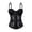 Black, variant on Womens Lace Mesh Corset Bustier Top Drawstring Camisole Crop Top Slim Fit Trendy Top