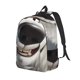 thumbnail image 1 of Easygdp Smiling Polar Bear Mochila de Lona Resistente para Laptop, Compatible con Laptops de 15 a 17 pulgadas, Ideal para Escuela, Trabajo y Viajes-Small, 1 of 5