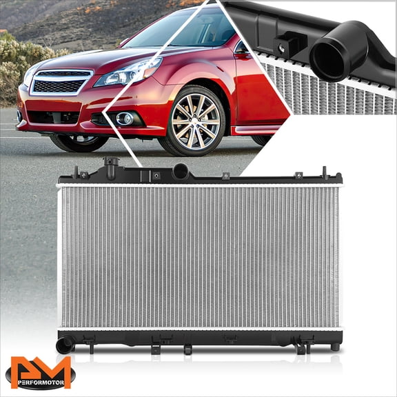 PM PERFORMOTOR for 10-21 Legacy/Outback/WRX 2.0L 2.5L MT Aluminum Cooling Radiator DPI-13459