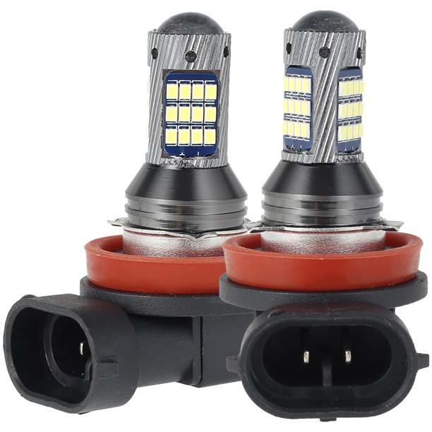 Muyoka Bombillas de luz antiniebla LED H11 con chip SMD de alta potencia de 42 W, bombillas blancas para lámpara de conducción de coche, bombilla de repuesto para coche, luz LED automática, 30000 hora Muyoka Hogar