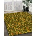 thumbnail image 3 of Ahgly Company Machine Washable Indoor Round Transitional Caramel Brown Area Rugs, 4' Round, 3 of 7