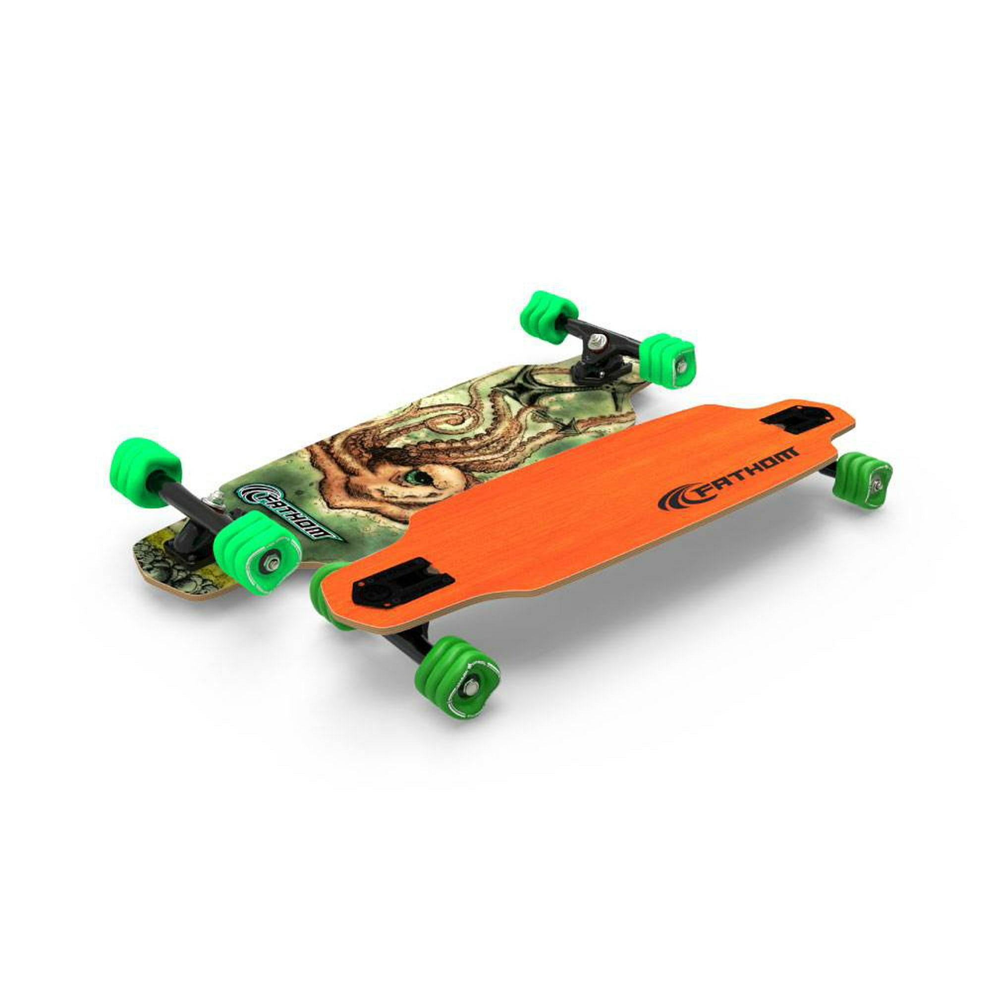 Fathom by Shark Wheel Kraken Mini Drop Longboard Skateboard