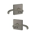 thumbnail image 4 of Schlage FC172WIT608COL Custom Whitney Non-Turning Two-Sided Dummy Door Lever Set - Brass, 4 of 7