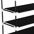 thumbnail image 6 of Zimtown 36 Pairs Shoe Rack Shoe Shelf Shoe Storage Cabinet Organizer Space Saving Shoes Tower with Dustproof Cover Closet, 6 Tiers Double Row, Free Standing, 6 of 9