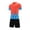 X, variant on CAICJ98 Kids Soccer Jerseys for Boys Girls Training Outfit Team Uniform Athletic Shirts Shorts Clothing Sets Sportswear (A,9-10 Years)