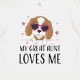 thumbnail image 4 of Inktastic Cute Pup My Great Aunt Loves Me Boys Baby T-Shirt, 4 of 5