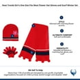 thumbnail image 5 of Heat Trendz Girl's One Size Fits Most Flower Hat Gloves and Scarf Winter Set, 5 of 5